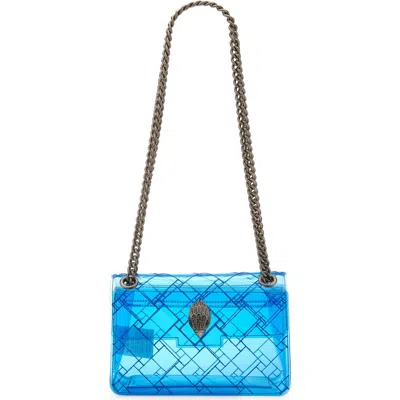 Kurt Geiger London Mini Kensington Vinyl Convertible Clear Crossbody Bag In Transparent