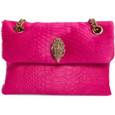 Kurt Geiger London Mini Kew Leather Crossbody Bag In Pink