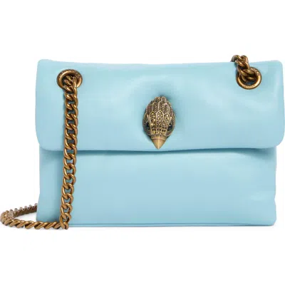 Kurt Geiger London Mini Kew Leather Shoulder Bag In Blue