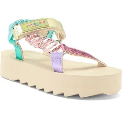Kurt Geiger Kids'  London Mini Orion Sandal In Multi