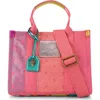 Kurt Geiger London Mini Southbank Tote In Pink