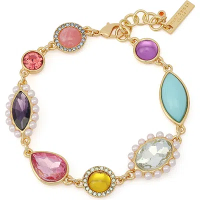 Kurt Geiger London Mix Stone Flex Bracelet In Multi