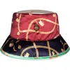 Kurt Geiger London Mixed Charm Print Bucket Hat In Red Multi