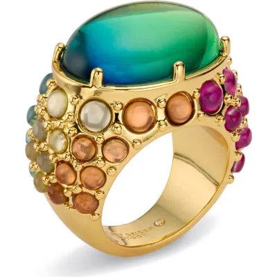 Kurt Geiger London Mood Cocktail Ring In Gold