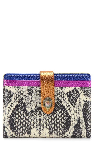 Kurt Geiger London Multi Leather Card Holder In Open White