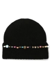 Kurt Geiger London Multibead Beanie In Brown