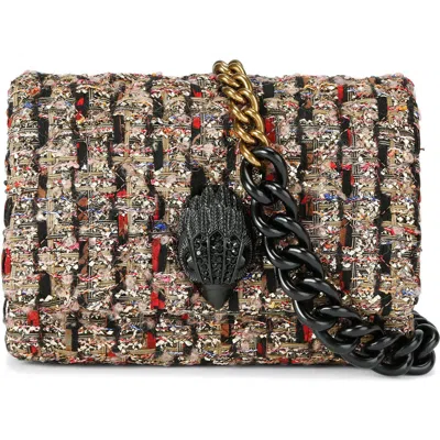 Kurt Geiger London Nano Kensington Boucle Crossbody Bag In Yellow