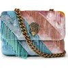 Kurt Geiger London Nano Kensington Fringe Convertible Crossbody Bag In Multi