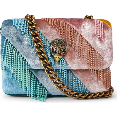 Kurt Geiger London Nano Kensington Fringe Convertible Crossbody Bag In Multi