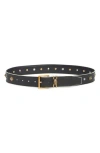 Kurt Geiger London Novelty Studded Belt In Black