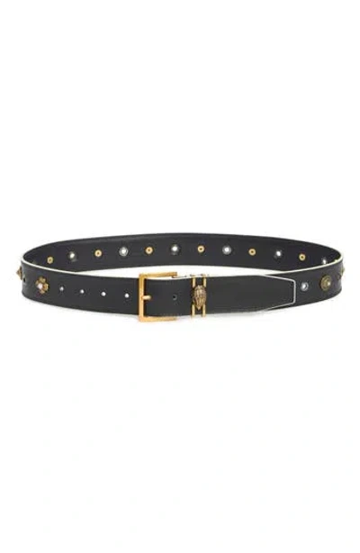 Kurt Geiger London Novelty Studded Belt In Black