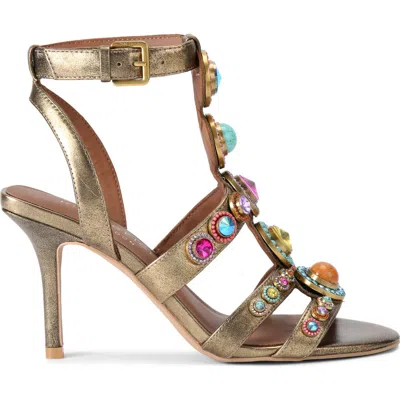 Kurt Geiger London Octavia Crystal Embellished Cage Sandal