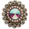 Kurt Geiger London Octavia Faux Pearl Cocktail Ring In Multi