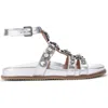 Kurt Geiger London Octavia Gladiator Sandal In Silver