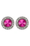 Kurt Geiger London Octavia Stud Earrings In Metallic