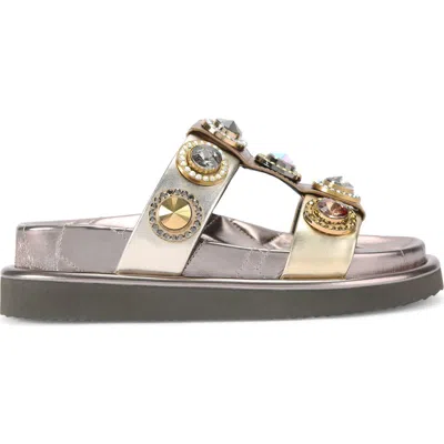 KURT GEIGER KURT GEIGER LONDON ORSON MULTI STUD SLIDE SANDAL
