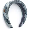 KURT GEIGER KURT GEIGER LONDON PADDED DENIM HEADBAND