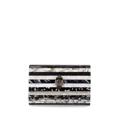 Kurt Geiger London Party Eagle Black White Clutch Bag