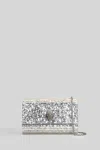 Kurt Geiger London Party Eagle Drench Shoulder Bag In Silver