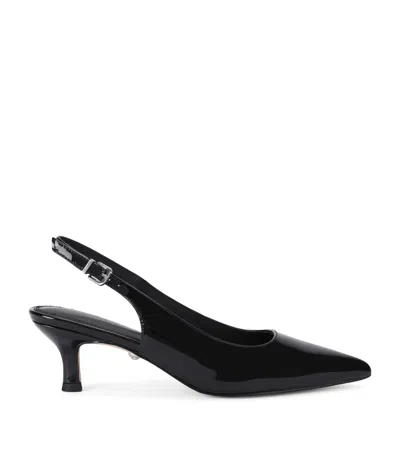 Kurt Geiger London Patent Leather Stepney Slingback Pumps In Black