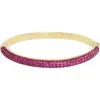 Kurt Geiger London Pavé Crystal Dome Bangle In Multi