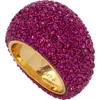 Kurt Geiger Pave Dome Cocktail Ring