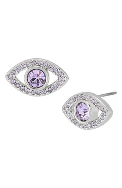 Kurt Geiger London Pavé Evil Eye Stud Earrings