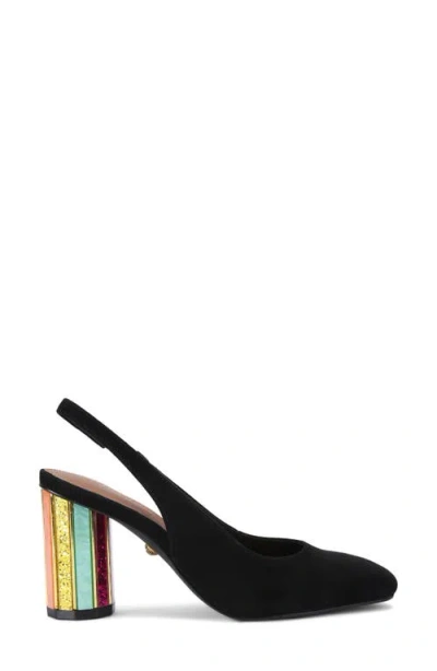 Kurt Geiger London Perspex Slingback Pump In Charcoal