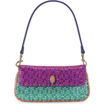 Kurt Geiger London Pickle Drench Quilted Leather Shoulder Bag In Multi
