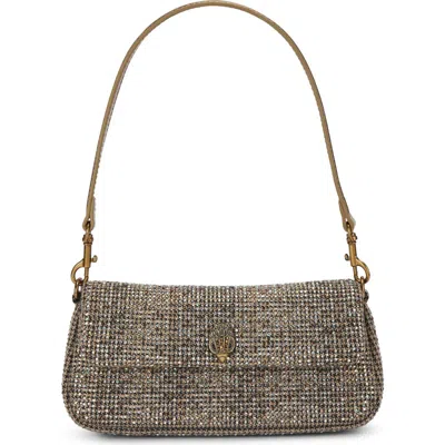 Kurt Geiger London Pickle Drench Quilted Leather Shoulder Bag In Neutral