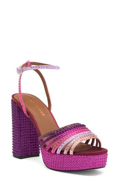 Kurt Geiger London Pierra Platform Sandal In Purple