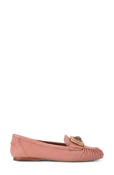 Kurt Geiger London Pimlico Leather Moccasin In Pink