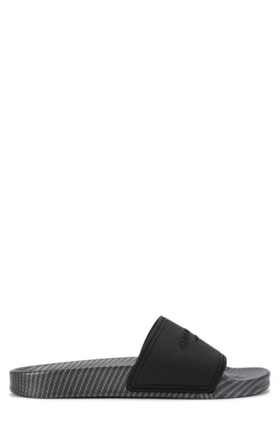 Kurt Geiger London Pool Slide Sandal In Charcoal