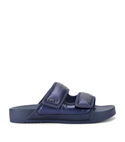 Kurt Geiger London Puff Sandals In Navy