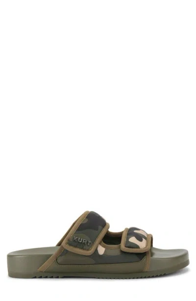 Kurt Geiger London Puff Slide Sandal In Green
