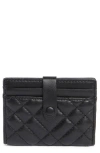 Kurt Geiger London Quilted Leather Case Case In Black