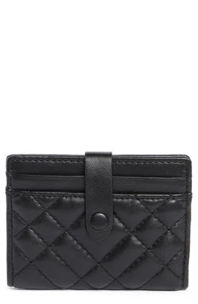 Kurt Geiger London Quilted Leather Case Case In Black