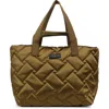 Kurt Geiger London Quilted Recycled Shopper Bag In Brown