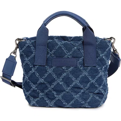 Kurt Geiger London Quilted Shopper Bag In Navy