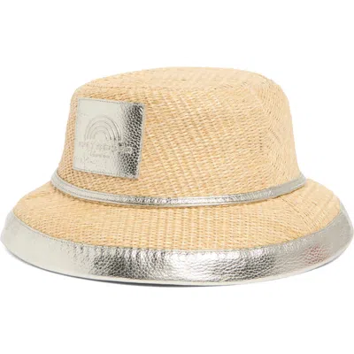 Kurt Geiger London Raffia Bucket Hat