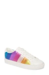 Kurt Geiger Lane Metallic-stripe Leather Trainers