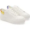 Kurt Geiger London Rainbow Shop Laney Eagle Sneaker In White