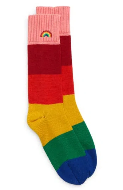 Kurt Geiger London Rainbow Socks In Multi