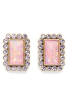 Kurt Geiger London Rectangular Stud Earrings