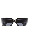 Kurt Geiger London Rectangular Sunglasses In Black