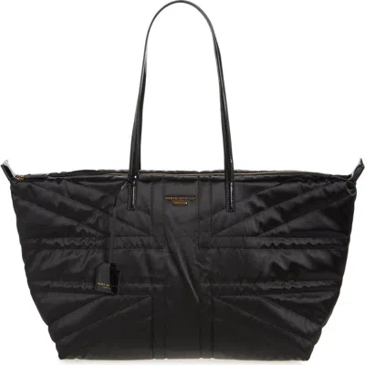 Kurt Geiger London Recycled Union Jack Shopper Tote Bag In Black