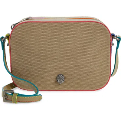 Kurt Geiger London Richmond Crossbody Bag In Beige/khaki