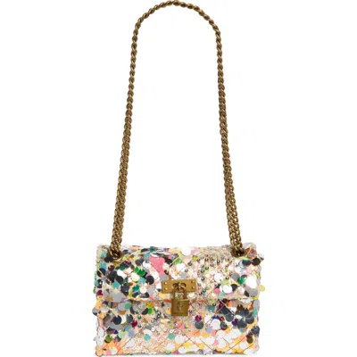 Kurt Geiger London Sequin Mini Brixton Crossbody Bag In Multi
