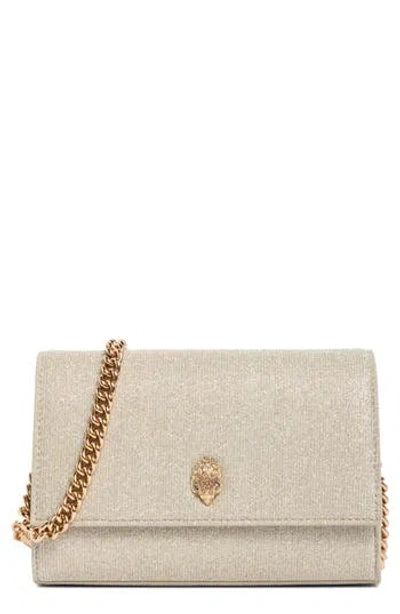 Kurt Geiger London Shimmer Clutch In Silver