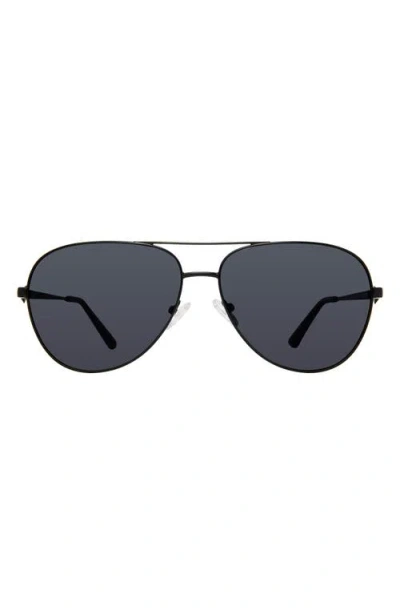 KURT GEIGER KURT GEIGER LONDON SHOREDITCH 62MM OVERSIZE AVIATOR SUNGLASSES